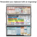 WhiteCoat Clipboard® Trifold - White Food Industry Edition